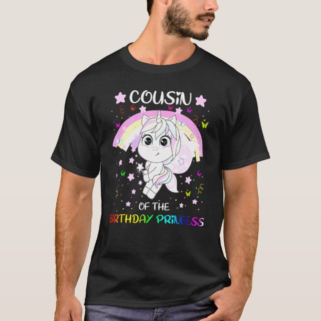 Cousin des Geburtstagsfürstentums T-Shirt (Vorderseite)
