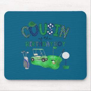 Cousin des Geburtstagsjungen Golf Loch in One Part Mousepad