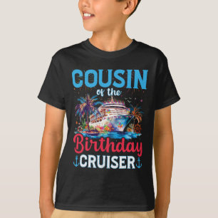 Cousin des Geburtstagsreisenden Lustiger Kreuzfahr T-Shirt