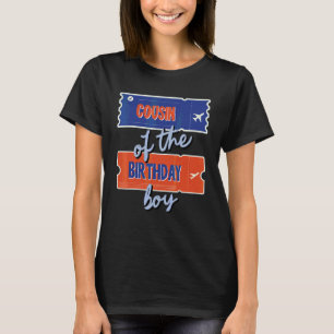 Cousin des Geburtstagsthema "Boy Travel" T-Shirt