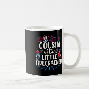 Cousin des kleinen Firecracker am 4. Juli Kaffeetasse