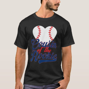 Cousin des Rookie-Baseball-Kleinkindes 1. Geburtst T-Shirt