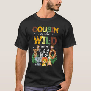Cousin des Safari-Dschungels "Wilder Zwei Zoo" T-Shirt