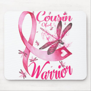 Cousin eines Brustkrebses eines Kriegers Mousepad