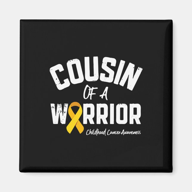 Cousin eines Kriegers Magnet (Vorne)