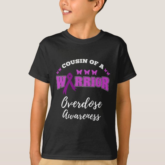 Cousin eines Warrior-Überdosis-Bewusstseins T-Shirt (Vorderseite)