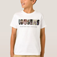 Cousin Foto Collage Kid's T - Shirt