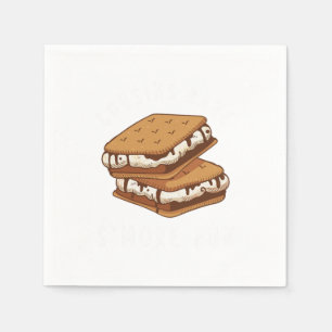 Cousin haben SMore Fun Bruder Schwester Familienge Serviette
