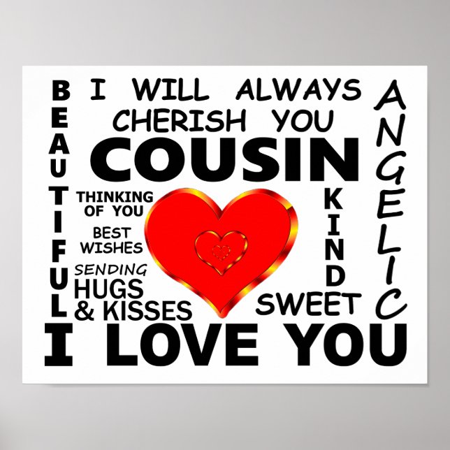 Cousin I Liebe Sie Poster (Vorne)