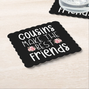 Cousin machen die besten Freunde der Niedlichen Ki Untersetzer