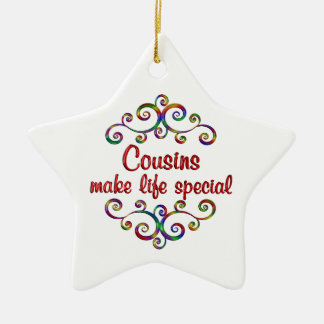 Cousin machen lebenswichtig keramik ornament
