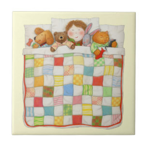 COUSIN QUILT 4,25x4,25 Carreau de céramique - Jaun