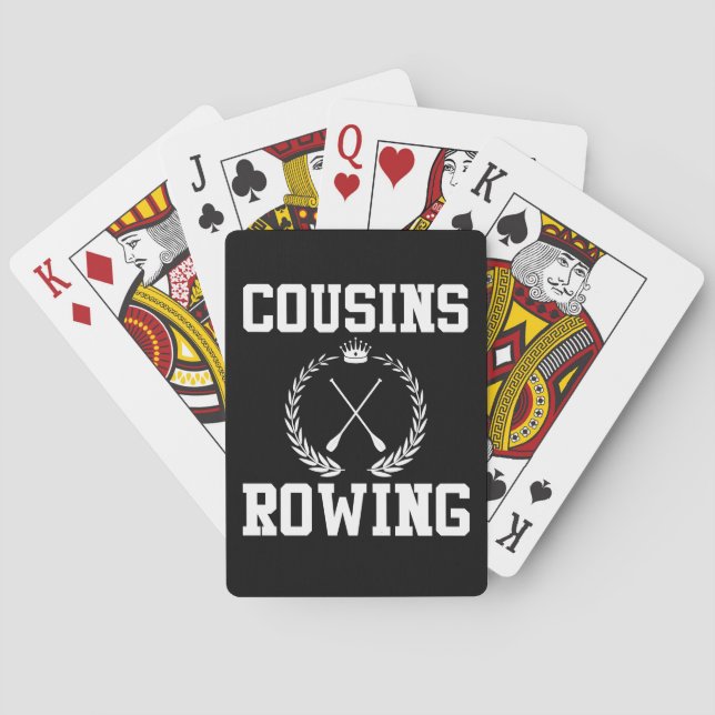 Cousin Rowing Hübsch Summer Rowing Crew Spielkarten (Rückseite)