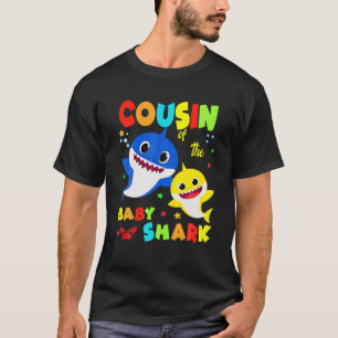 Cousin Shark Geschenk Niedliche Baby Shark Familie T-Shirt