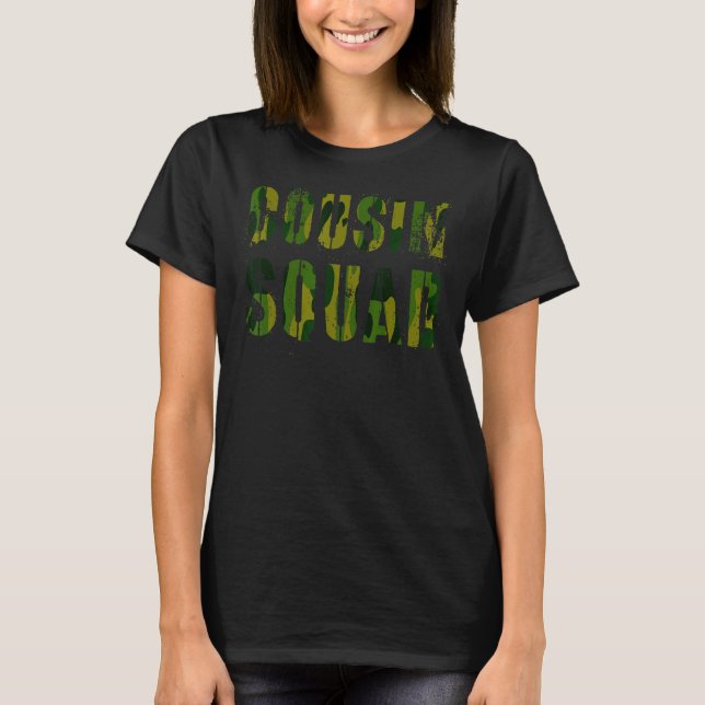 Cousin Squad Camouflage Mimi Mohn Wiedererziehung  T-Shirt (Vorderseite)