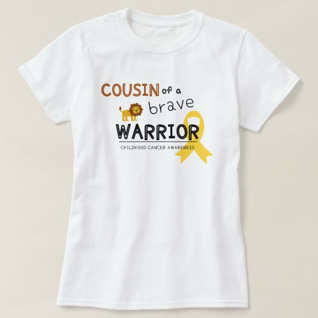 Cousin tapferer Krieger Krebs Löwe Frauen T - Shir T-Shirt (Design vorne)