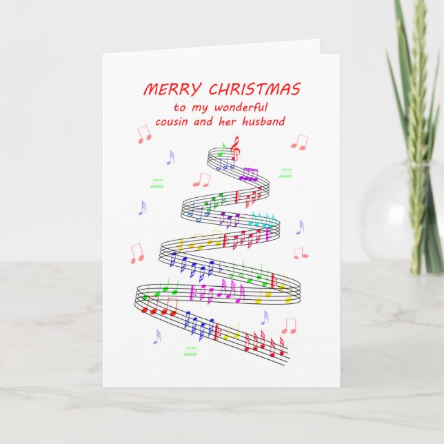 Cousin und ihre Husband Sheet Music - Weihnachten (Vorderseite)