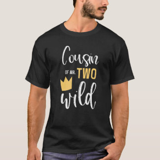 Cousin von Two Wild 2nd Birthday Party Things Ma T-Shirt