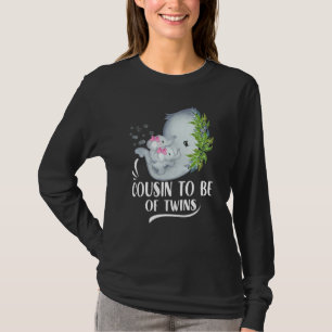 Cousin von zwei Siegern zwei Baby Girls Elephant B T-Shirt