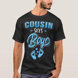 Cousin zeigt, dass junge Babys eine Matching-Famil T-Shirt