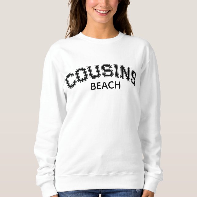 Cousins Beach, Cousins lustig, Oversifiziertes Swe Sweatshirt (Vorderseite)