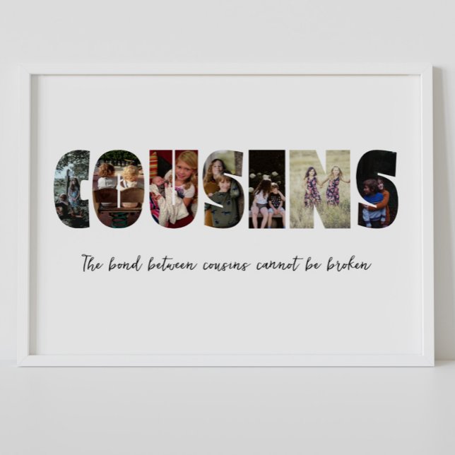 Cousins Foto Collage Poster (Von Creator hochgeladen)