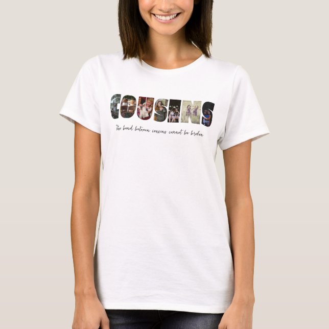 Cousins Fotocollage FrauenT - Shirt (Vorderseite)