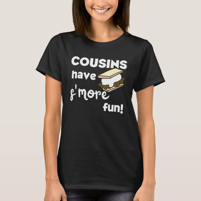 Cousins haben mehr Camping Cousin Family Wiederseh T-Shirt (Vorderseite)