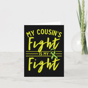 Cousins Kampf ist mein Kampf gegen Nierenerkrankun Karte