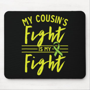 Cousins Kampf ist mein Kampf gegen Nierenerkrankun Mousepad
