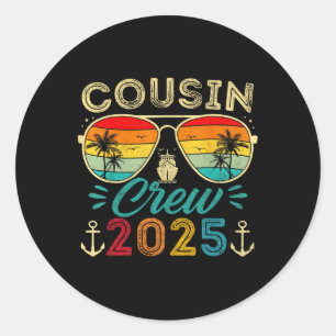 Cousins Kreuzfahrt 2025 Familie Gruppe Matching So Runder Aufkleber