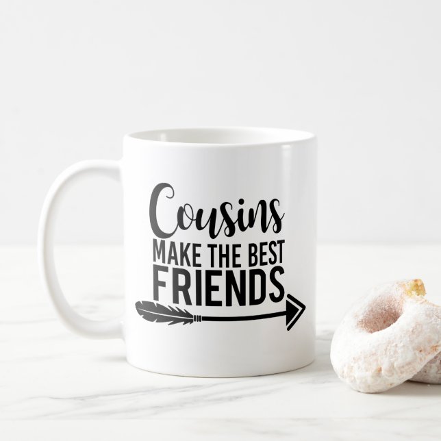 Cousins machen die besten Freunde Kaffeetasse (Mit Donut)