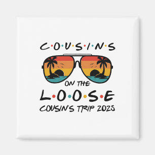 Cousins On The Loose Cousins Reise 2025 Strand Mat Magnet