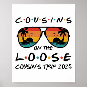 Cousins On The Loose Cousins Reise 2025 Strand Mat Poster