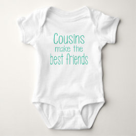 Cousins stellen die besten Freunde Baby Strampler