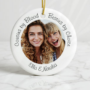 Cousins von Blutbädern nach Foto-Geschenk Keramik Ornament