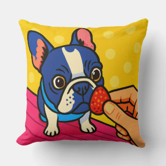 COUSSIN いちごとポップなフレブルのクッション