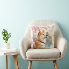COUSSIN かわいい柴犬の手書き風イラスト桜♡