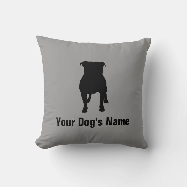 Coussin テリア de ・ de ブル de ・ de スタッフォードシャー de bull-terrier (Recto)