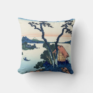 Coussin 信 州 諏 湖, 北 斎 Voir le mont Fuji depuis le lac Suwa,