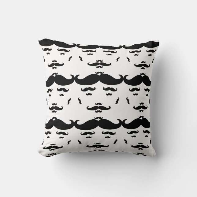 Coussin 100% Moustache (Recto)