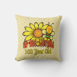 Coussin 100e anniversaire - Incroyable à 100 ans