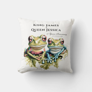 Coussin 10 ans Mariage Anniversaire Jardin Décontractée fê