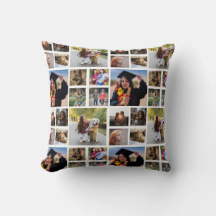Coussin 10 photo personnalisée Blanche polaire