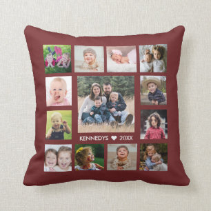 Coussin 13 Collage de photos de famille Créez votre propre