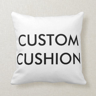 Coussin 16" personnalisable fait sur commande modèle cousu
