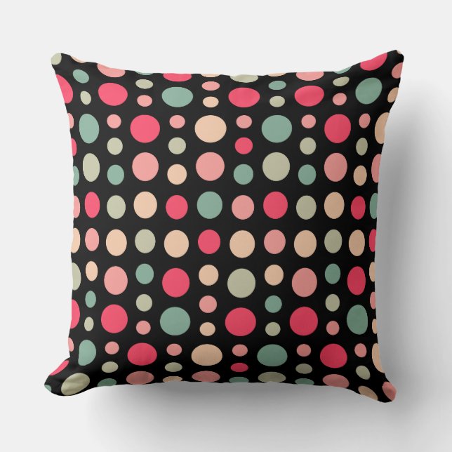 Coussin 180115 - Couleurs 01 - sur Noir (Recto)