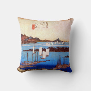 Coussin 19. 江尻宿, 広重 Ejiri-juku, Hiroshige, Ukiyo-e