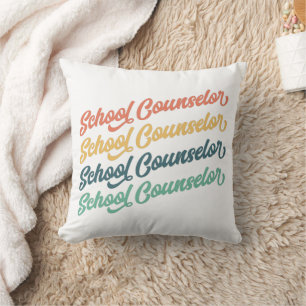 Coussin 1/2- Retour À L'École Vintage Conseiller