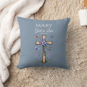Coussin 1 Jean 4:16 Dieu est Amour – Christianisme Personn